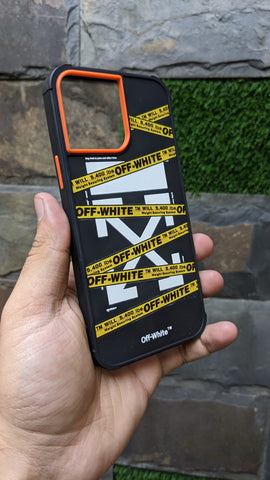 iphone 13 Pro max Silicone Case off-white edition