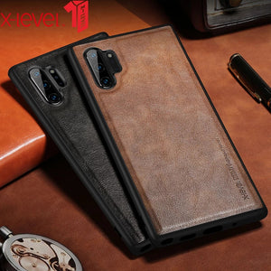 X-Level Leather Case For Samsung Note10 Plus
