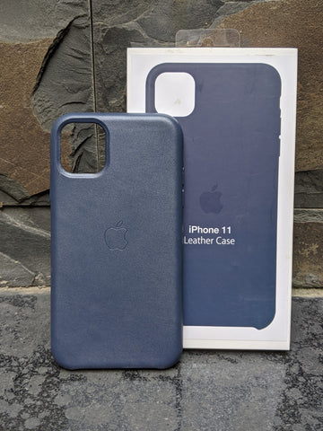 Official Leather Case for iPhone 11 Blue