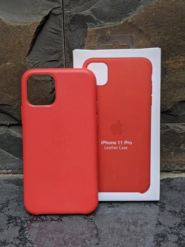 Official Leather Case for iPhone 11 Pro Red