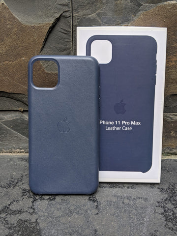 Official Leather Case for iPhone 11 Pro Max Blue