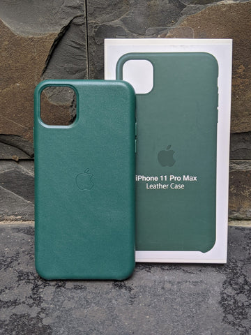Official Leather Case for iPhone 11 Pro Max Forest Green