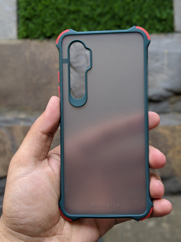 Black Translucent Matt Case for Redmi Mi Note 10 Lite