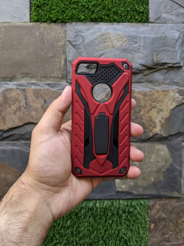 iPhone 6 / 6s Armor Hybrid Shockproof Case - Red