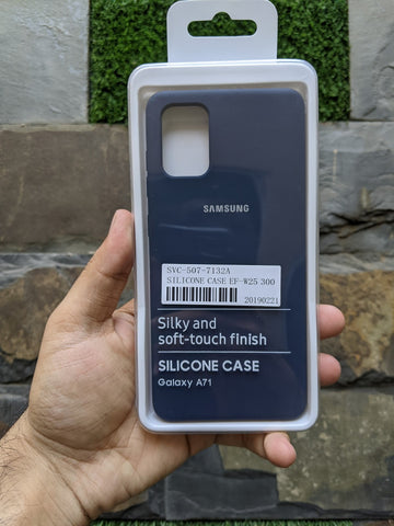 Samsung Galaxy A71 Official Silicone Case - Midnight Blue