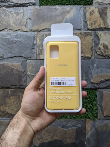 Samsung Galaxy A51 Official Silicone Case - Lemon Yellow