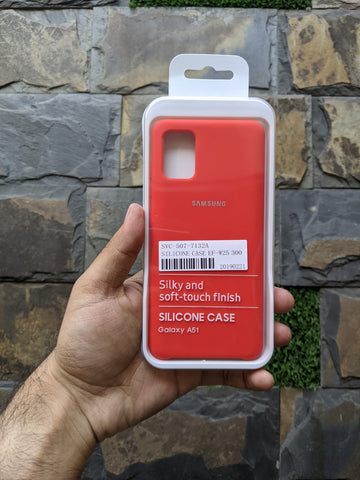 Samsung Galaxy A51 Official Silicone Case - Red
