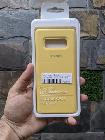 Samsung Note 8 Official Silicone Case - Lemon Yellow