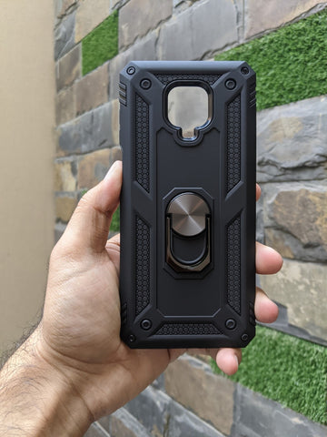 Redmi Note 9s / 9 Pro Ring Armor case - Black