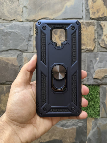 Redmi Note 9s / 9 Pro Ring Armor case - Navy Blue