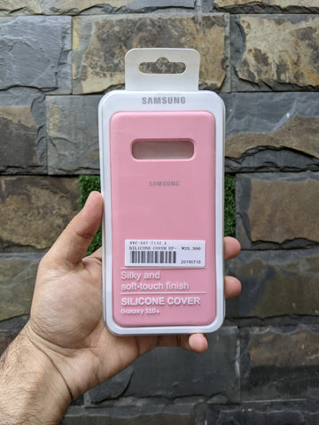 Samsung Galaxy S10 Plus S10+ Official Silicone Case - Pink