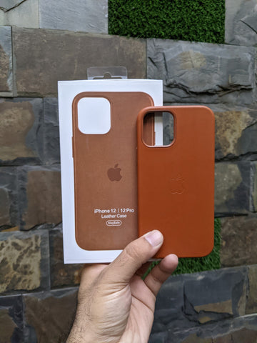 iPhone 12 / 12 Pro Leather Case - Saddle Brown