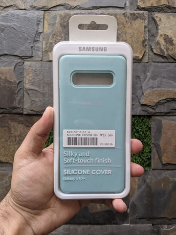 Samsung Galaxy S10 Plus Official Silicone Case - Mint Green