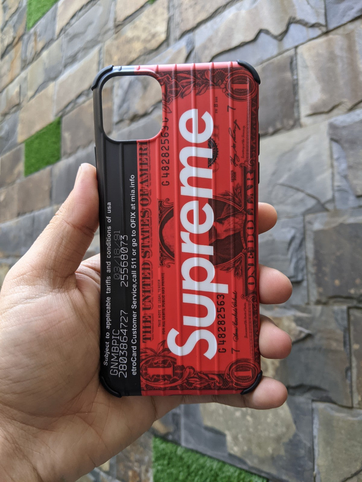 iPhone 12 Pro Max Supreme Case - RED SUP