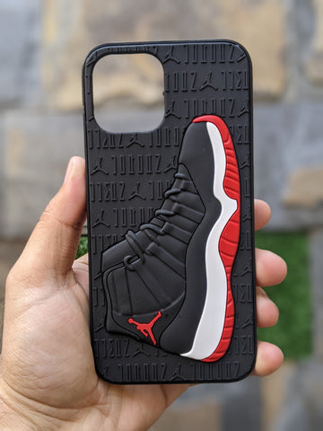 iPhone 12 Pro Max -  Nike Air Jordan Embossed Shoe Case - Black
