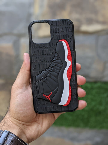 iPhone 11 -Air jordan 3D Case - Black