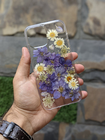 iPhone 12 pro Max Real Dried Flower Case