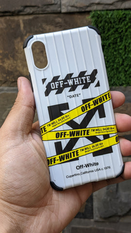 iPhone X / Xmax offwhite Elastic Rubber Soft Case - White