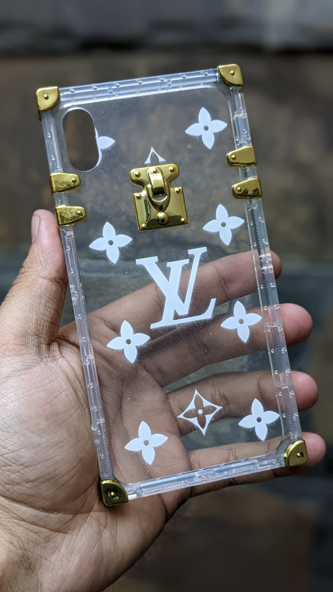 lv clear iphone case
